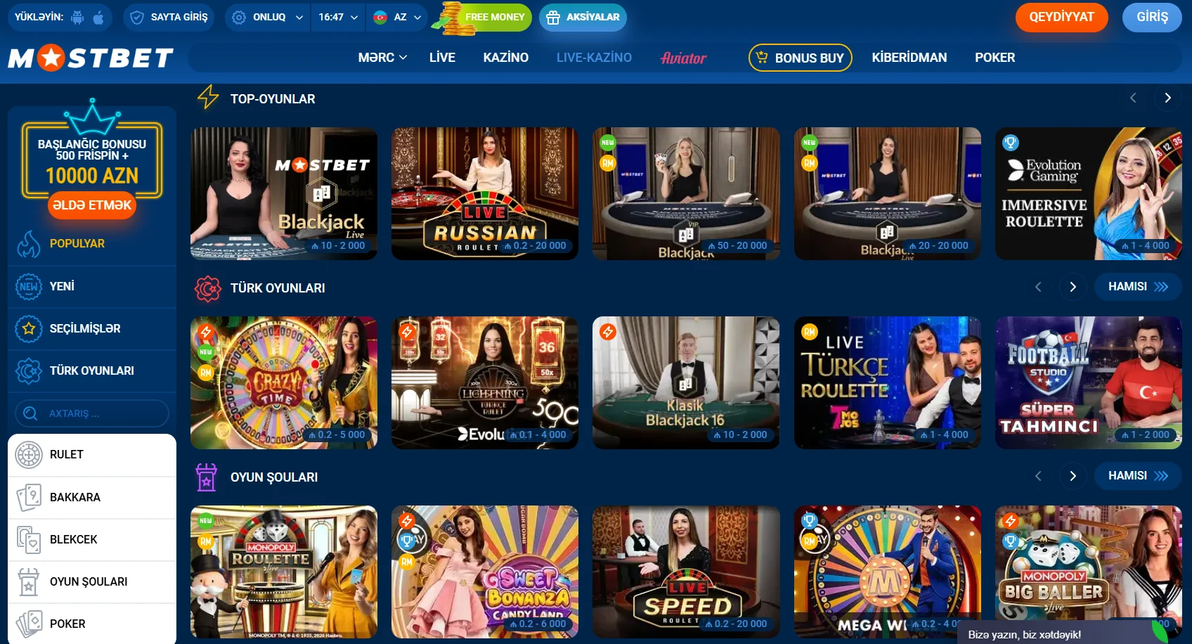 Mostbet app casino oyunları və slot avtomatları – Mostbet indir icmalı Mostbet app casino oyunları və slot avtomatları – Mostbet indir